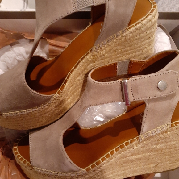 Franco Sarto Leather Espadrille - Picture 7 of 8